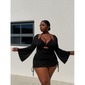Women's Swimsuit SetKA-P189-01 (Option: 4XL)