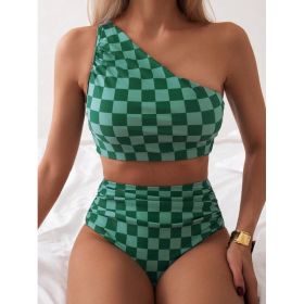 New Fashionable And Sexy Bikini Split Beach Swimsuit Two-piece Set (Option: S)